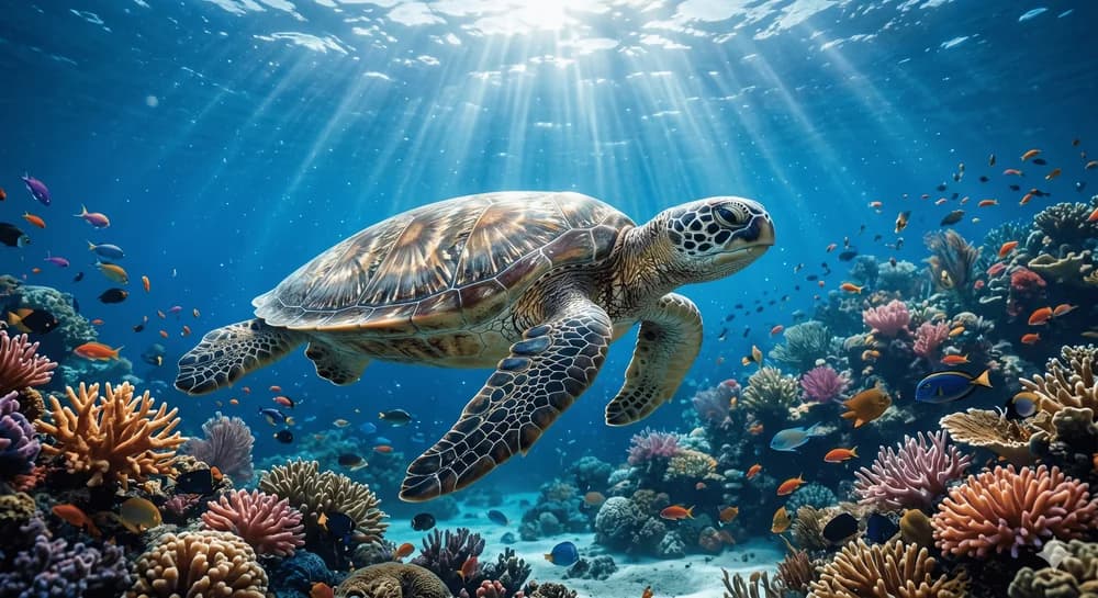 Green Sea Turtle (Chelonia mydas)