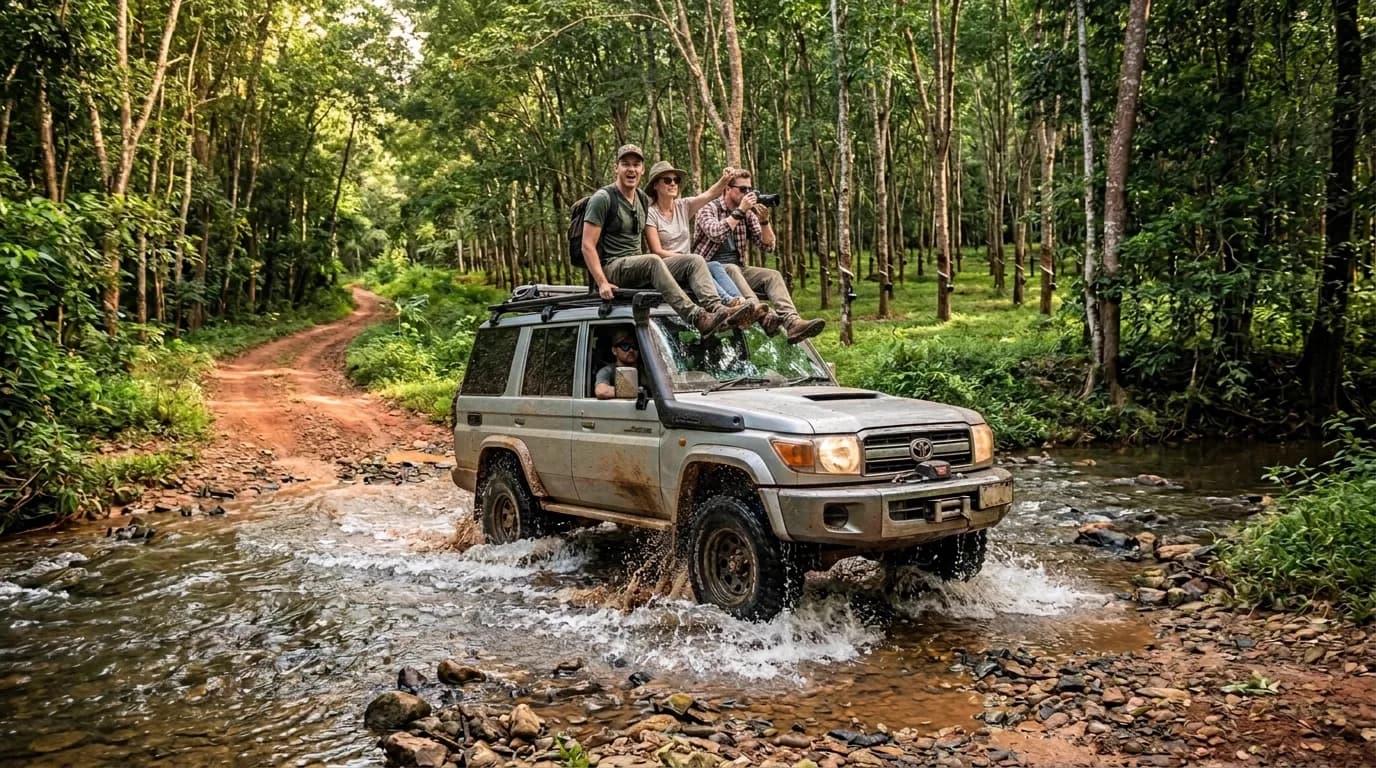 4WD Ride to Sukamade Village
