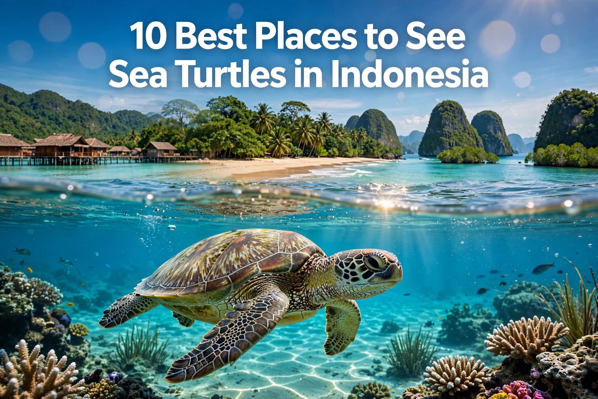 10 Best Places to See Sea Turtles in Indonesia — 1787262191708 frbhza