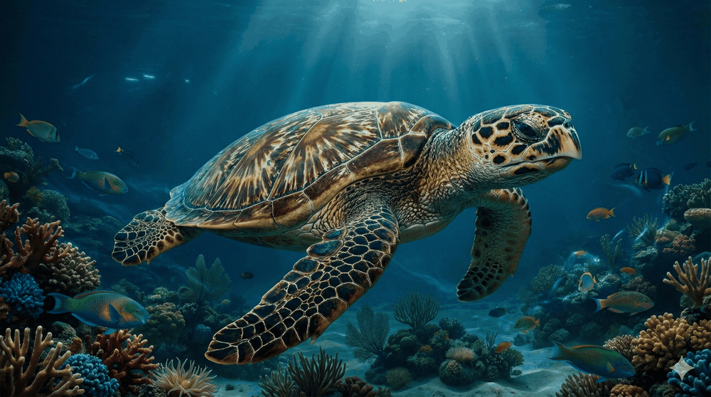 Hawksbill Turtle (Eretmochelys imbricata)